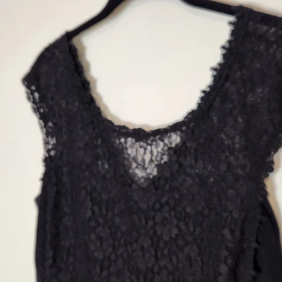 Express lace front v back tank black large - Picture 5 of 16